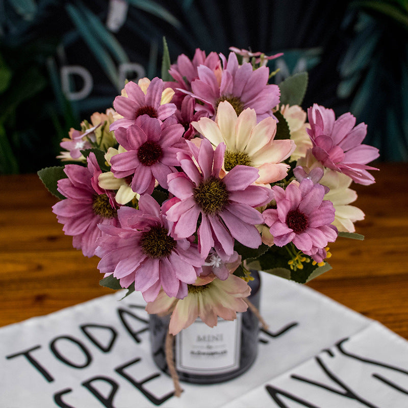 Mix And Match Artificial Flowers Fake Bouquets Indoor Plastic Flowers Dried Flowers