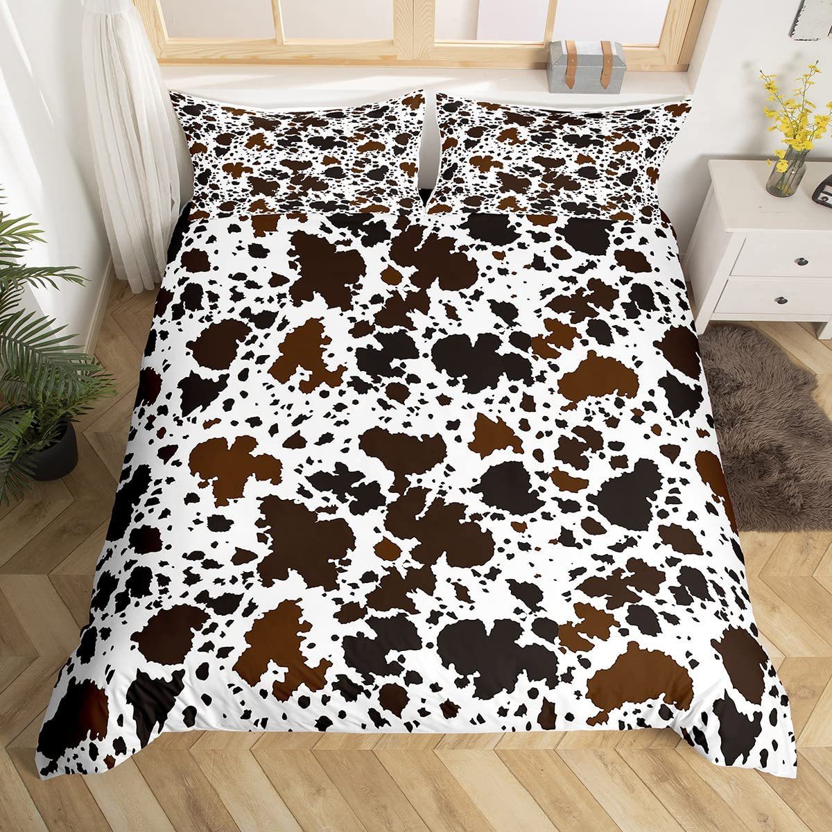 Household Fashion Simple Printing Farm Animal Bedding