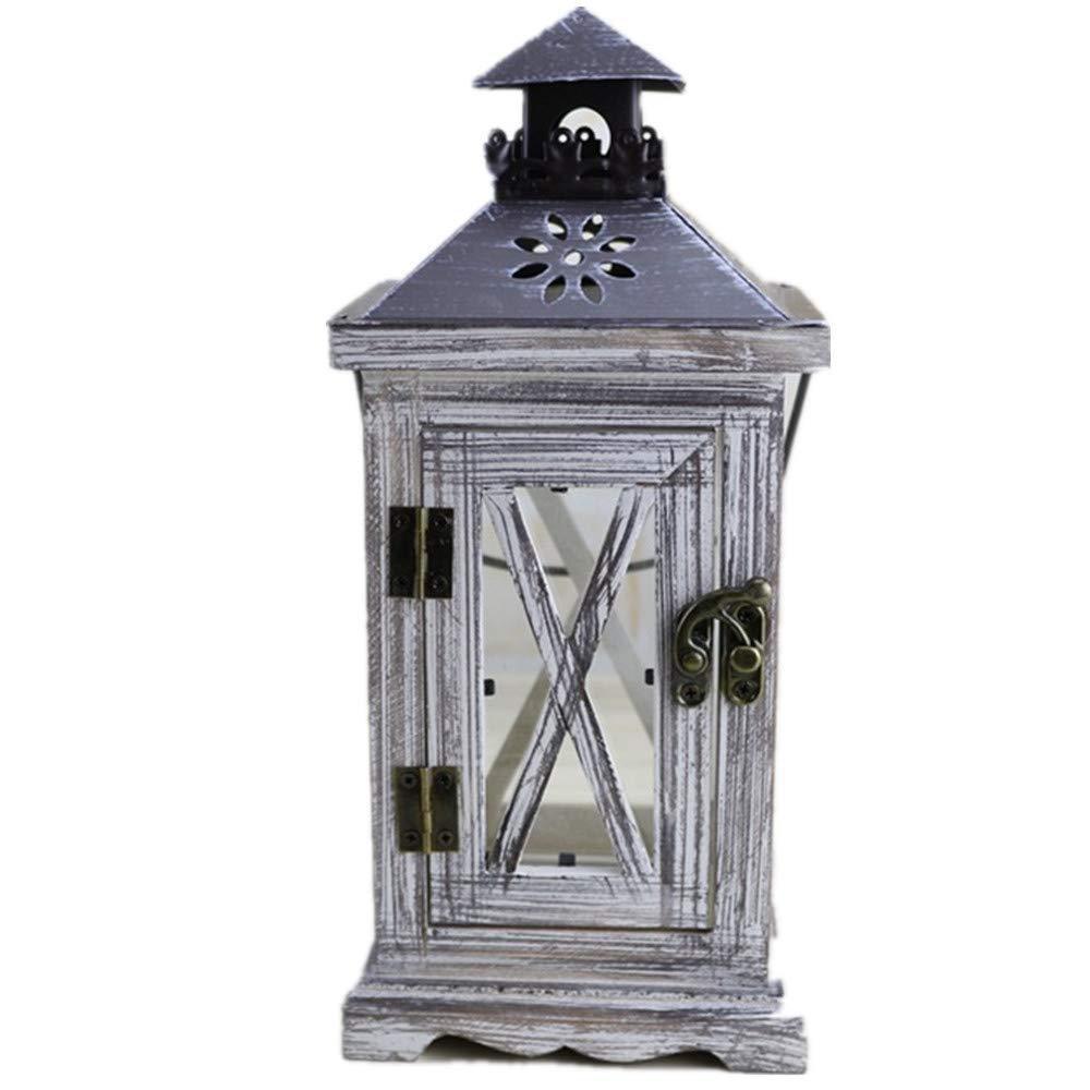 Rustic wooden lantern