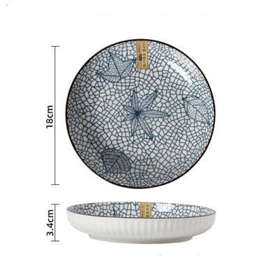 Home Creative Modern Country Style Soup Bowls And Dishes Net Red Dishes Plates