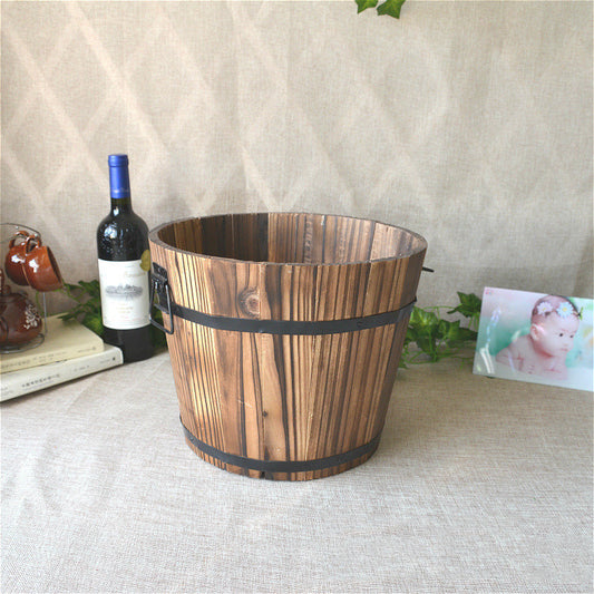 Solid Wood Pots Carbonized Anticorrosive