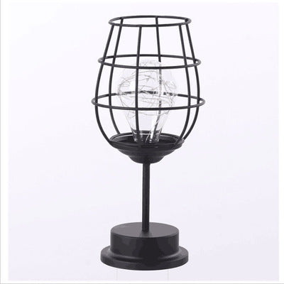 Rustic hollow table lamps