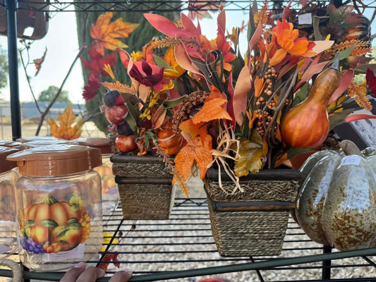 Fall flower arrangement