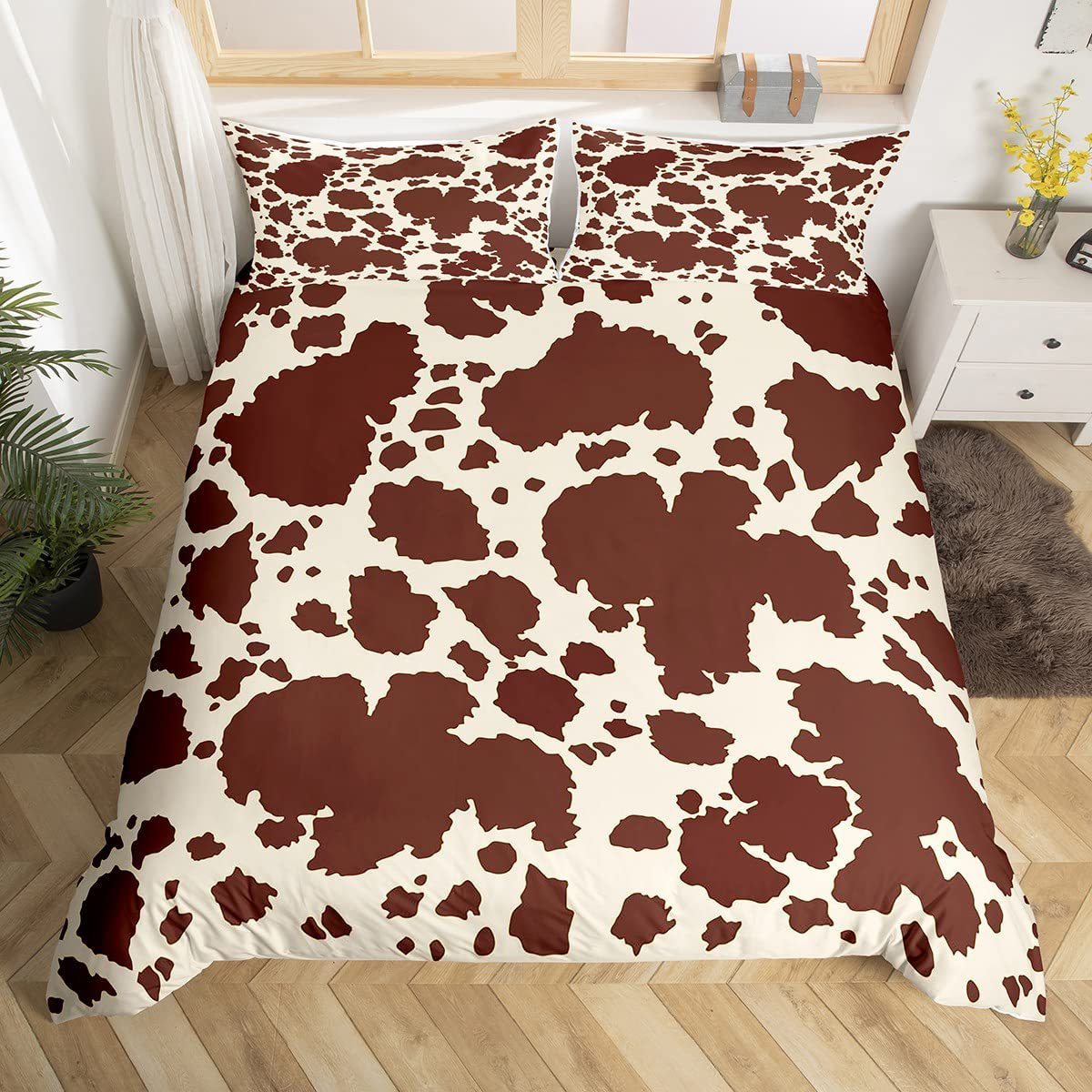 Household Fashion Simple Printing Farm Animal Bedding