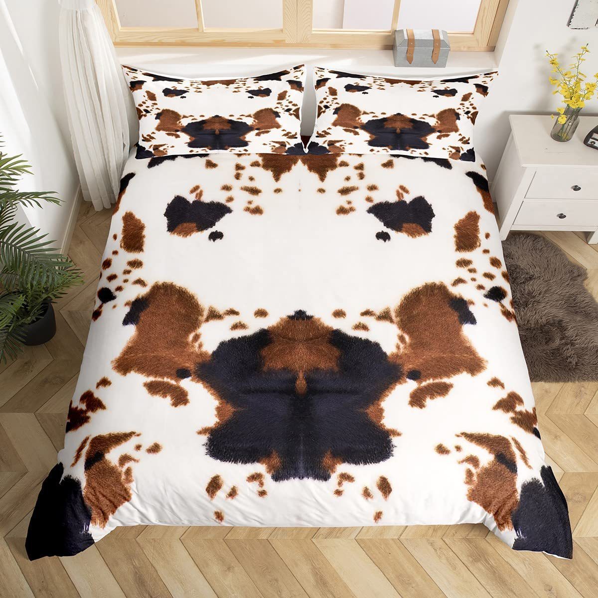 Household Fashion Simple Printing Farm Animal Bedding